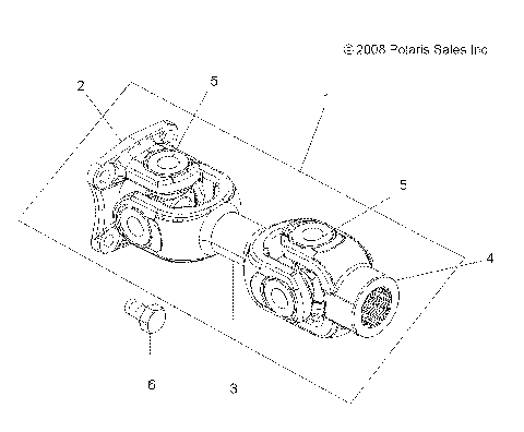 DRIVE TRAIN, PROP SHAFT, REAR - A15SVA85HD (49ATVSHAFTPROPRR09SPXP550)