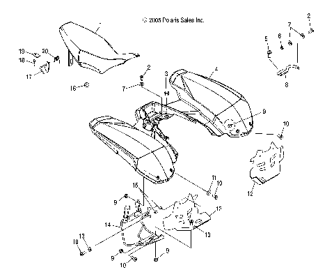 CAB, REAR and SEAT - A07GJ50AA/AB/AC (4999201849920184A04)