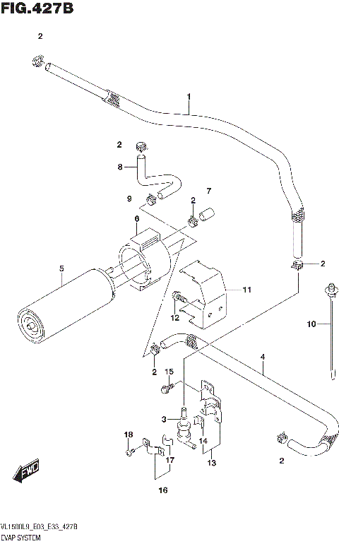 EVAP SYSTEM (VL1500TL9 E33)