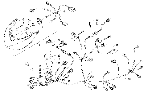 HEADLIGHT AND WIRING ASSEMBLIES [95730]