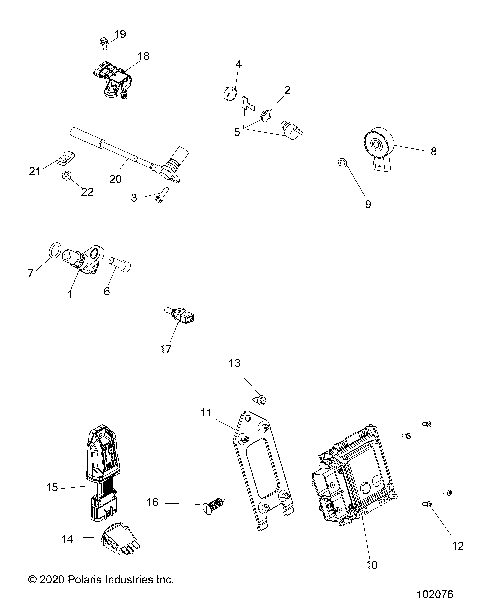 ELECTRICAL, SWITCHES, SENSORS and ECM - A21SDS57C4/E4 (102076)