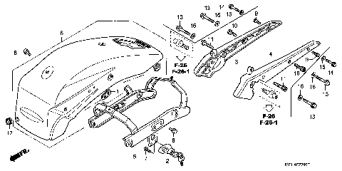 REAR FENDER@GRAB RAIL