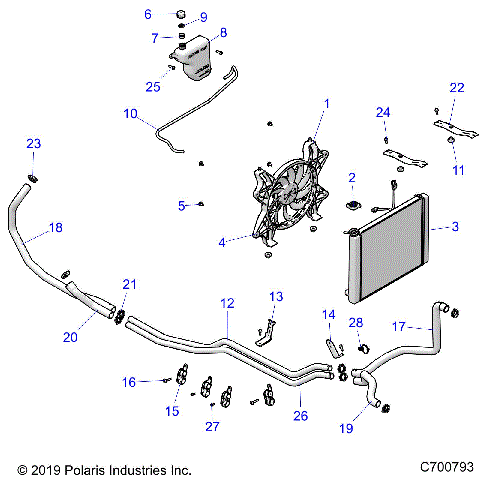 ENGINE, COOLING SYSTEM - G21GAB99CM/FM (C700793)