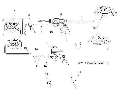 BRAKES, LINES and MASTER CYLINDER - R15RAA76AA/AJ (49RGRBRAKELINES126X6)