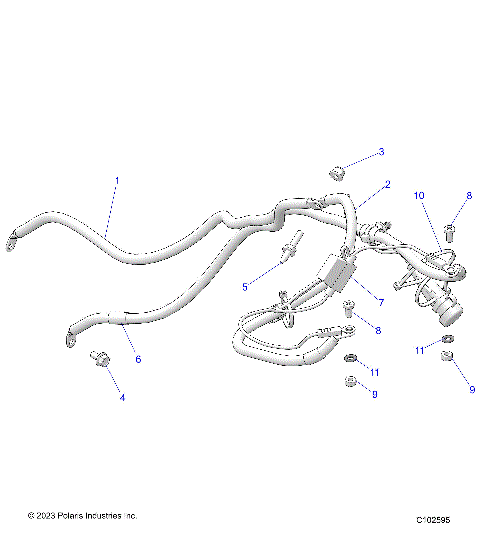 ELECTRICAL, BATTERY CABLE - A25SLE95CF/FF/EF (C102595)