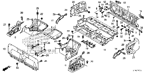 BED PLATE@REAR GATE (2)