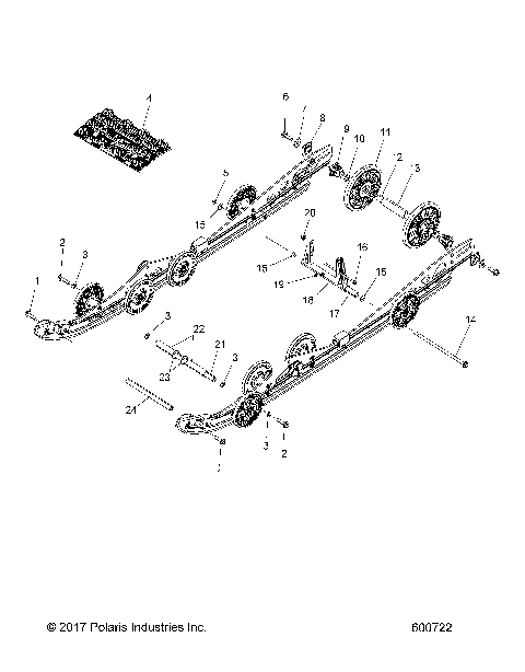SUSPENSION, REAR - S19ELS8R ALL OPTIONS (600722)
