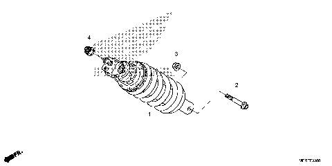 REAR SHOCK ABSORBER (1)