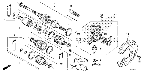 FRONT KNUCKLE@FRONT DRIVE