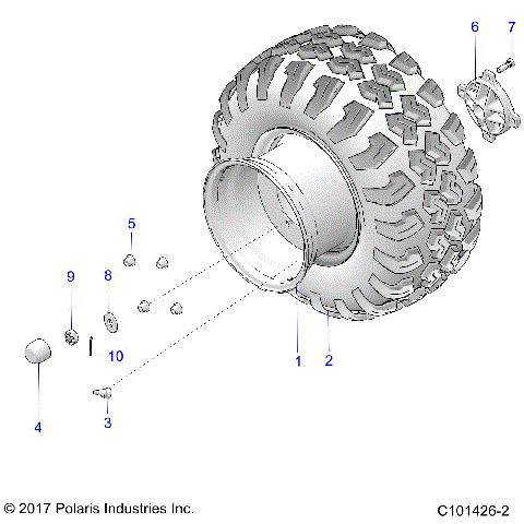 WHEELS, REAR - A19HAA15N7 (101426-2)
