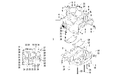 CRANKCASE ASSEMBLY [95410]