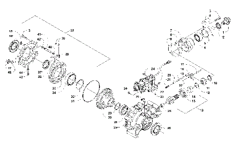 FRONT DRIVE GEARCASE ASSEMBLY [301318]