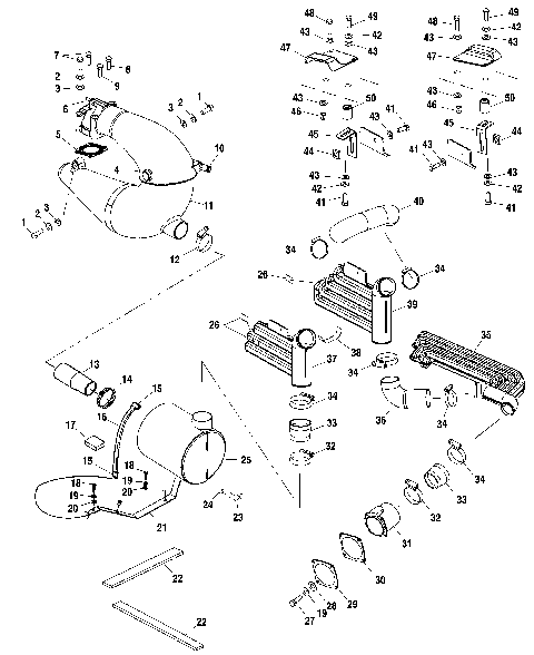 EXHAUST SYSTEM - W005199D (4955825582B007)