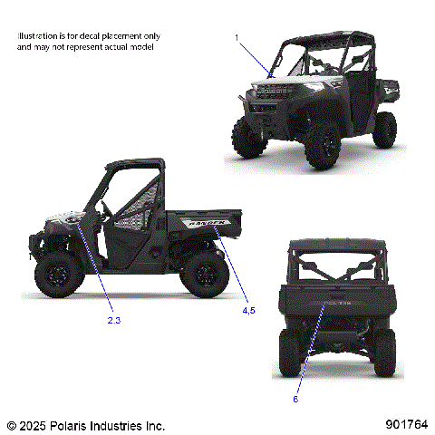 BODY, DECALS, GRAPHICS - R26TAE99A1/A9/AF/AJ/AK/B1/B9/BF/BJ/BK (901067)