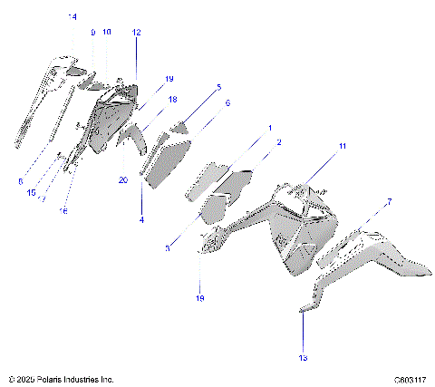 BODY, SIDE PANELS - S26AJB6RSL/REL/AJE6RSL (C603117)