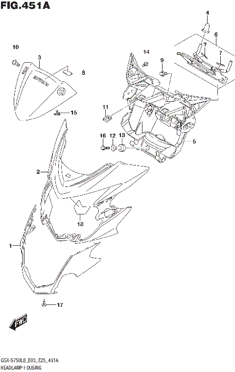 HEADLAMP HOUSING