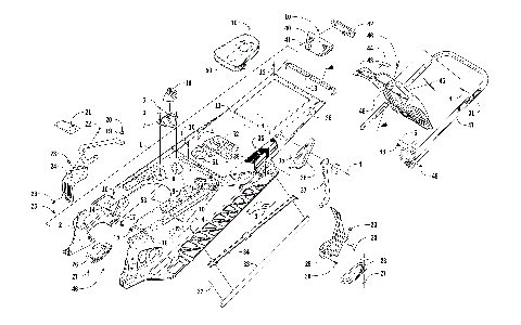 TUNNEL AND REAR RACK ASSEMBLY [104498]