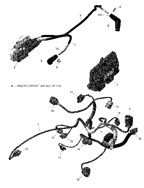 10- Engine Harness And Electronic Module  - V6