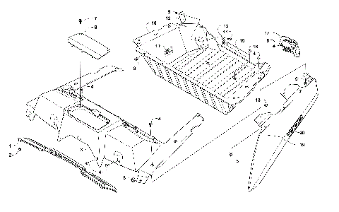 CARGO BOX AND TAILLIGHT ASSEMBLY [301170]