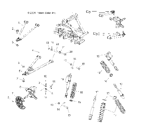 SUSPENSION, FRONT - A07GJ50AA/AB/AC (49ATVSUSPFRTPRED500)