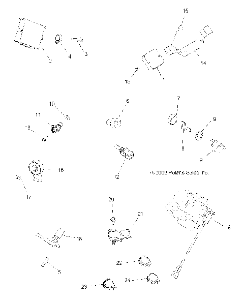 ELECTRICAL, SWITCHES and SENSORS and ECM - A09TN76AL/AX/AZ (49ATVELECT09SPX2800)
