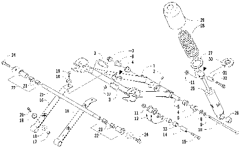 REAR SUSPENSION FRONT ARM ASSEMBLY [86333]