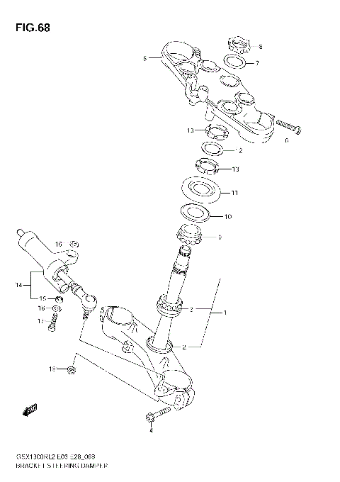 BRACKET STEERING DAMPER