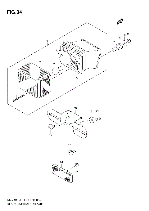 REAR COMBINATION LAMP
