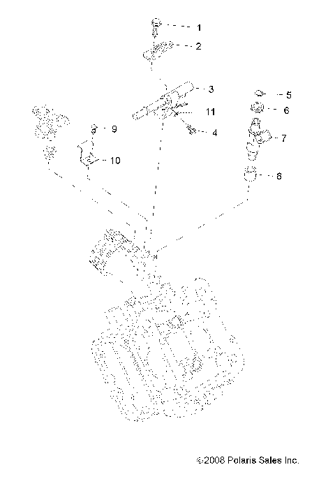 ENGINE, FUEL INJECTOR - A13MN50ET/EX (49ATVFUELINJECT09SPTRG500)