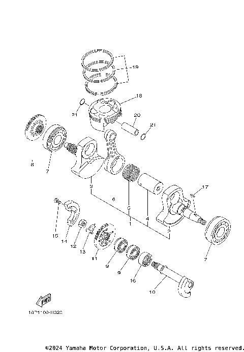 CRANKSHAFT & PISTON