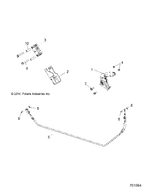 BRAKES, PARKING - R18RTED1F1/SD1C1 (701594)