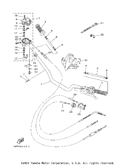 STEERING HANDLE & CABLE