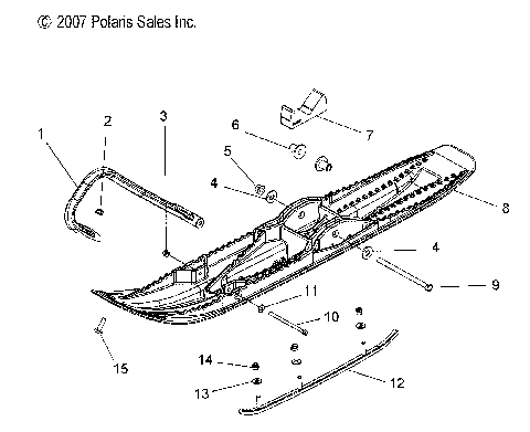 STEERING, SKI ASM. - S12PU7ESL/EEL (49SNOWSKIASM09WIDE)