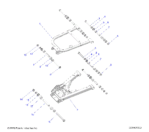 SUSPENSION, REAR CONTROL ARMS