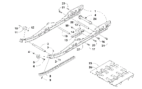 SLIDE RAIL AND TRACK ASSEMBLY [101910]