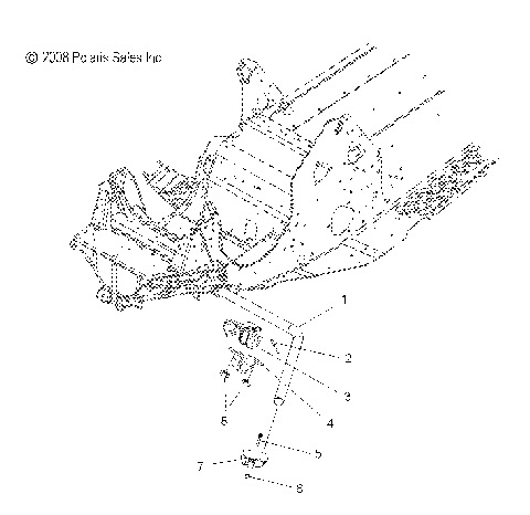 SUSPENSION, SWAY BAR - S10PK6HSA/HSL/HEA/PM6HSA/HSL (49SNOWSWAYBAR09600RMK)