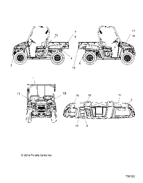 BODY, DECALS - R15RMA32FA (700120)