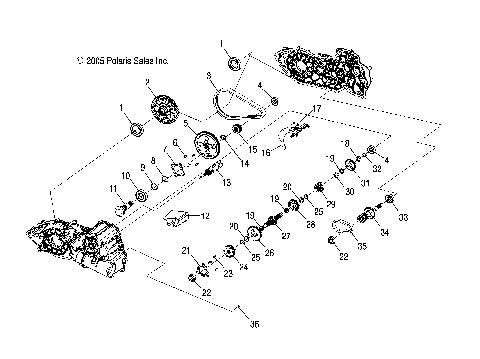 TRANSMISSION, INTERNAL - A07MH46AA/AZ (4999200059920005C14)