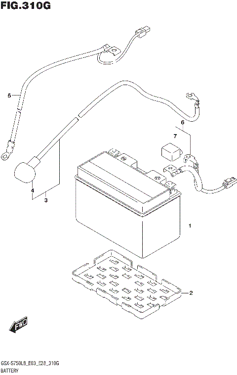 BATTERY (GSX-S750AZL8 E28)