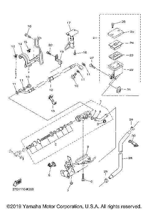 REAR MASTER CYLINDER