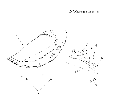BODY, SEAT ASM. - S09PB5BS/BE (49SNOWSEAT09550SHIFT)