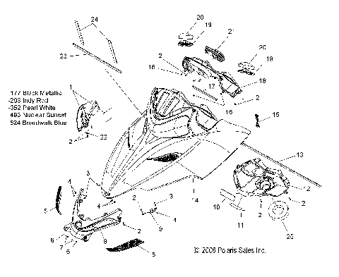 HOOD - S07PP6HS/HSA/HSB/PD6HS/HE (49SNOWHOODCLEAN)