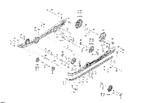 08- Rear Suspension Boondocker - 600HO E-TEC (39L1818a)