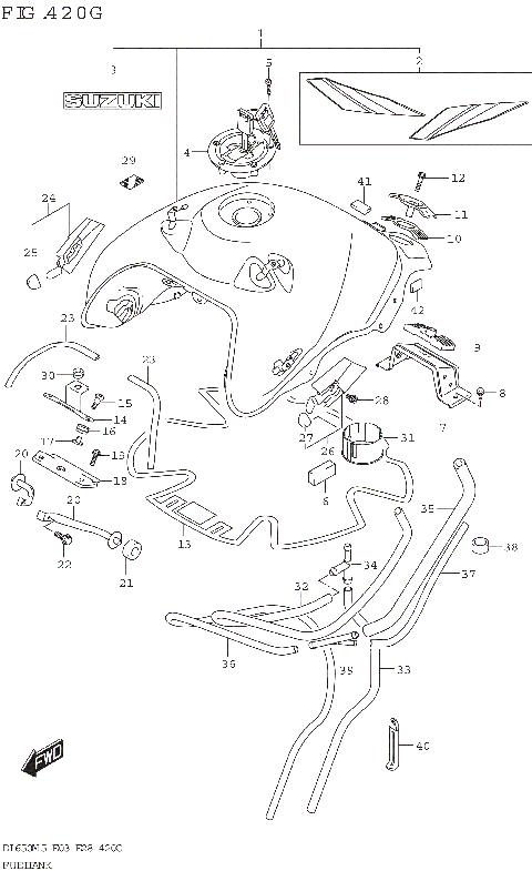 FUEL TANK (DL650XA:(E03,E28))