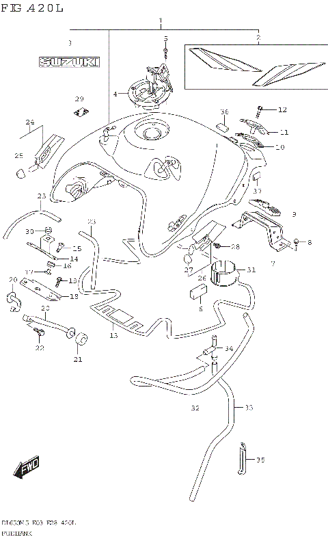 FUEL TANK (DL650XA:(E33))