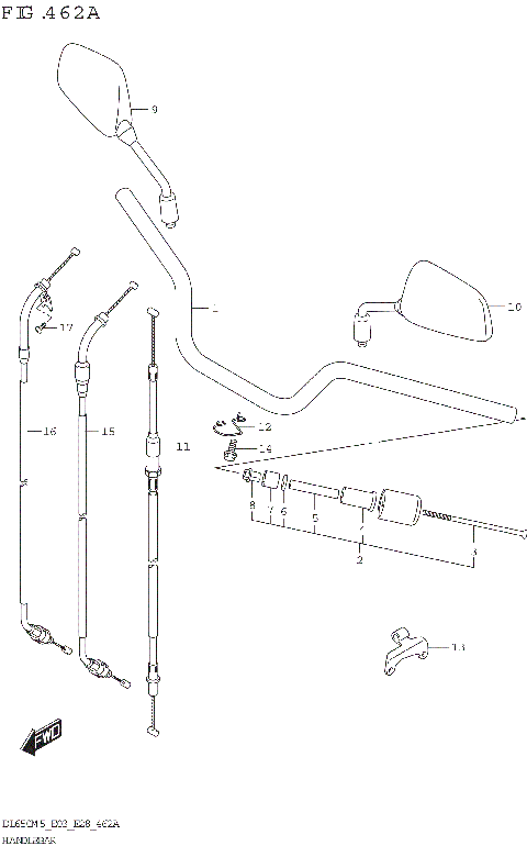 HANDLEBAR ((DL650A))