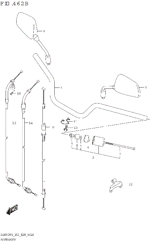 HANDLEBAR ((DL650XA))