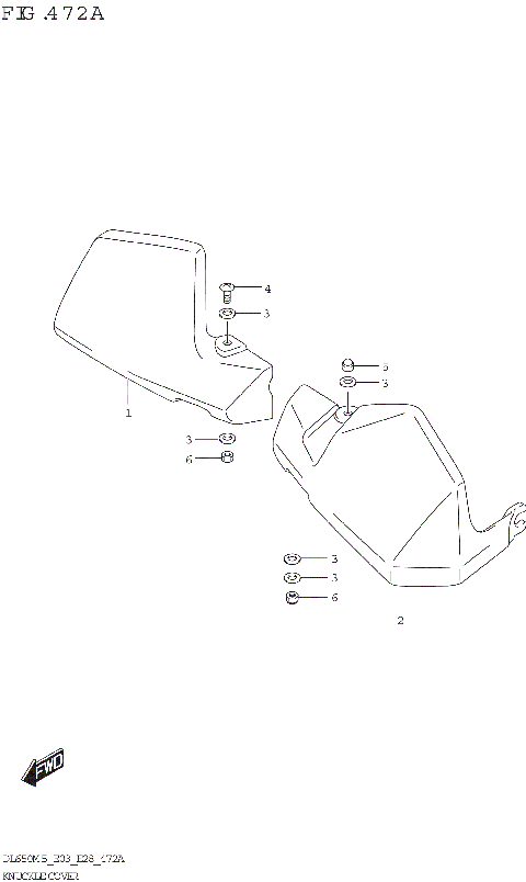 KNUCKLE COVER (DL650XA)