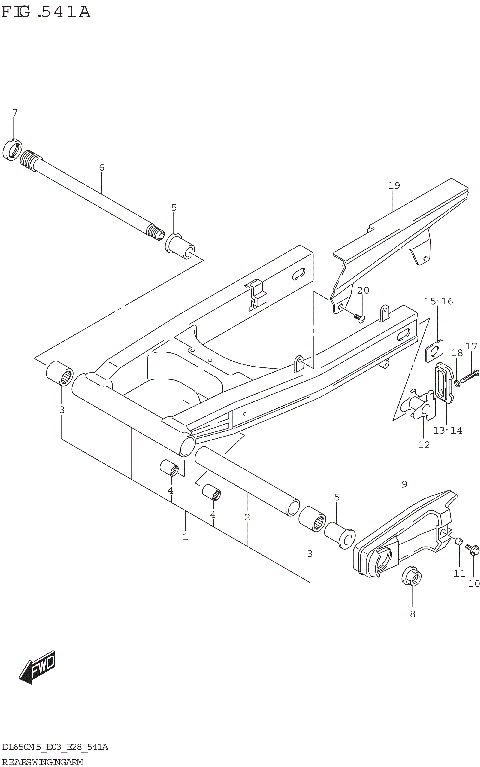 REAR SWINGINGARM