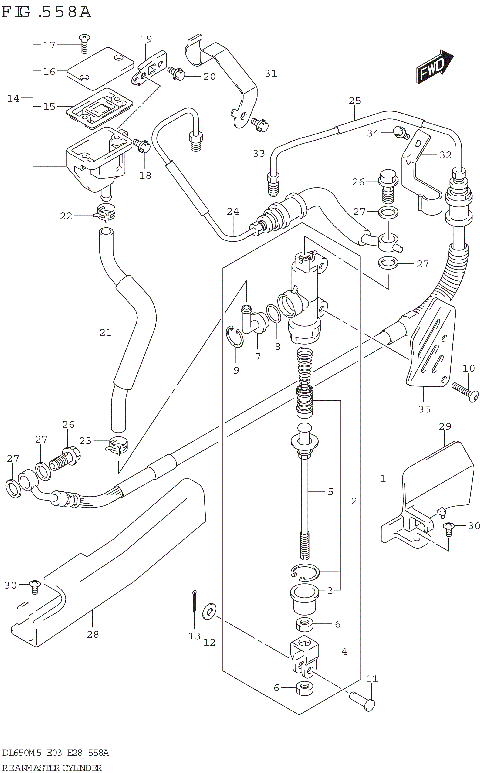 REAR MASTER CYLINDER